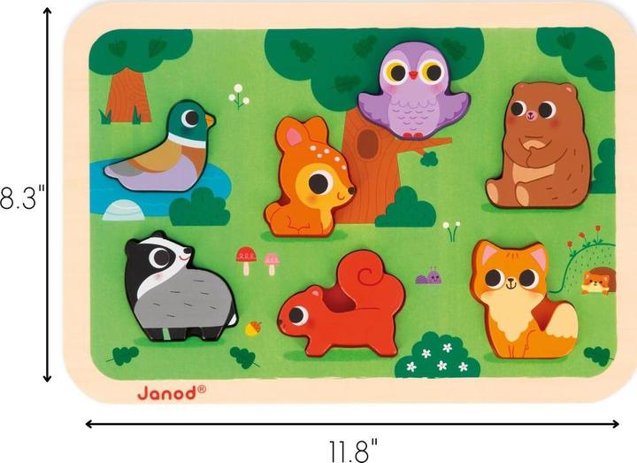 Immagine prodotto Janod Puzzle a pezzi La Foret (7 pezzi)