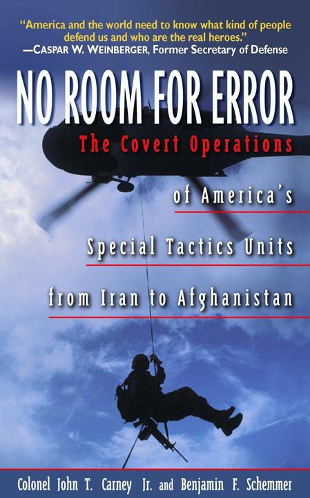 Produktbild No Room for Error (Englisch, Benjamin F. Schemmer, John T. Col Carney, 2003)