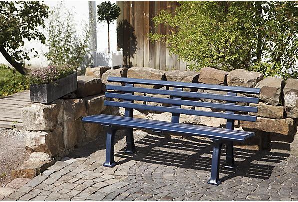 Actual product image kaiserkraft Plastic park bench