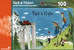Actual product image Türli Flidari on the Albula railway adventure trail (100 pieces)