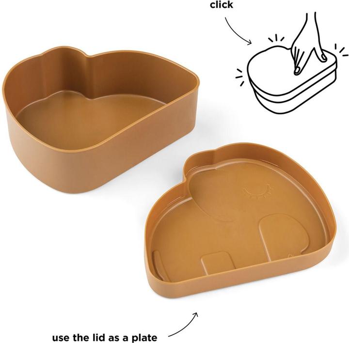 Produktbild Done by Deer Kiddish lunch box Elphee Mustard