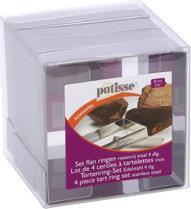 Actual product image Patisse Tart Rings S/S 8x8cm Set/4