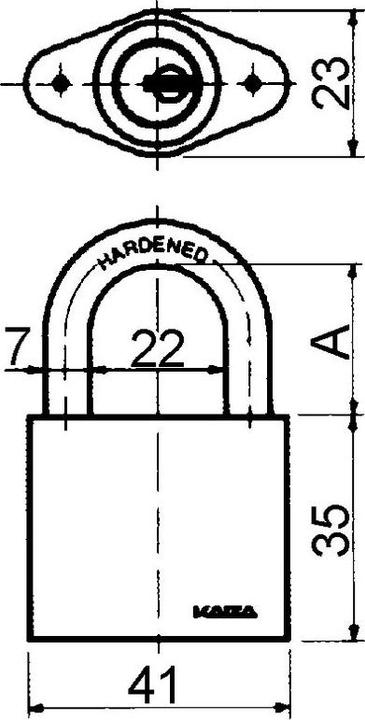 Image du produit Dormakaba Cadenas KABA 8, type 2001 C