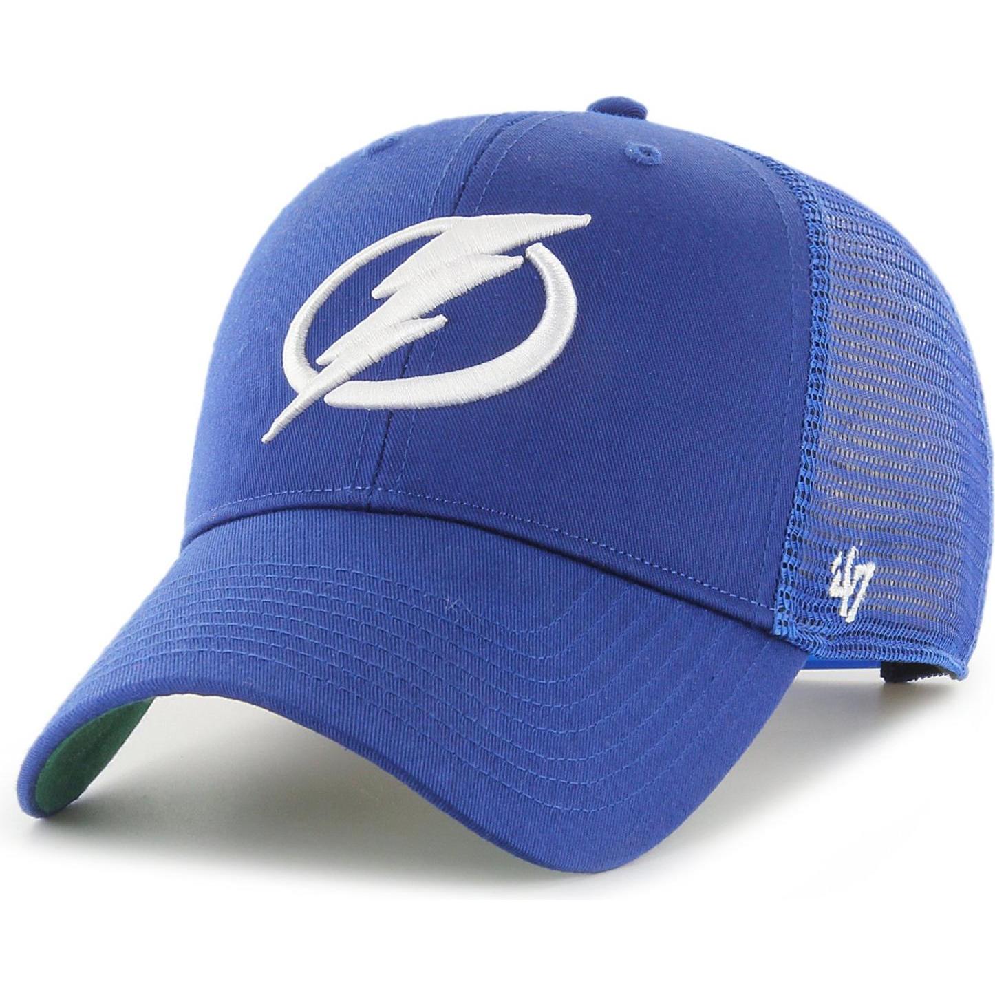 47 Brand, Uomini, Cappellino, Trucker Branson NHL Tampa Bay Lightning, Blu, (Taglia unica)