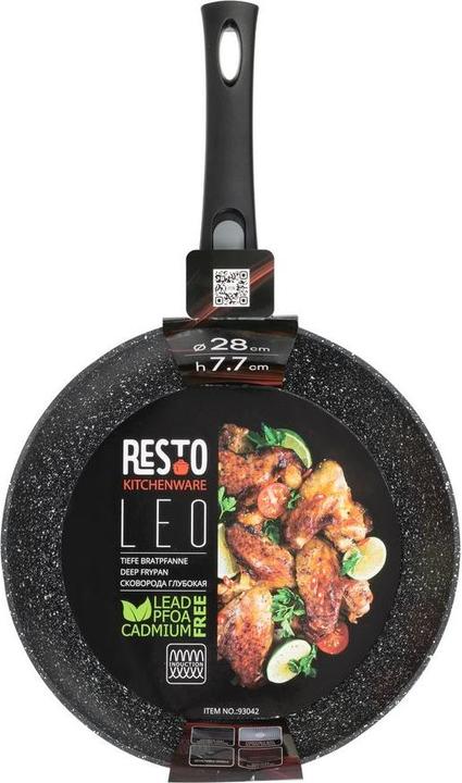 Actual product image Resto DEEP FRYING PAN D28 H7,7CM (28 cm, Frying pan, Aluminium)