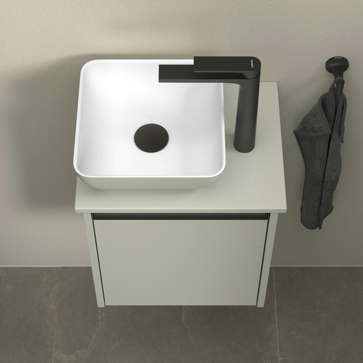 Immagine prodotto Duravit Lavabo da appoggio Sivida, angolare, 300x300 mm, senza foro per rubinetto, senza sfioratore (300 mm, 300 mm)