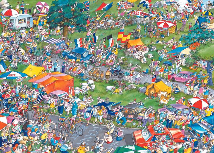 Productafbeelding Heye Wielerwedstrijd (1000 onderdelen)