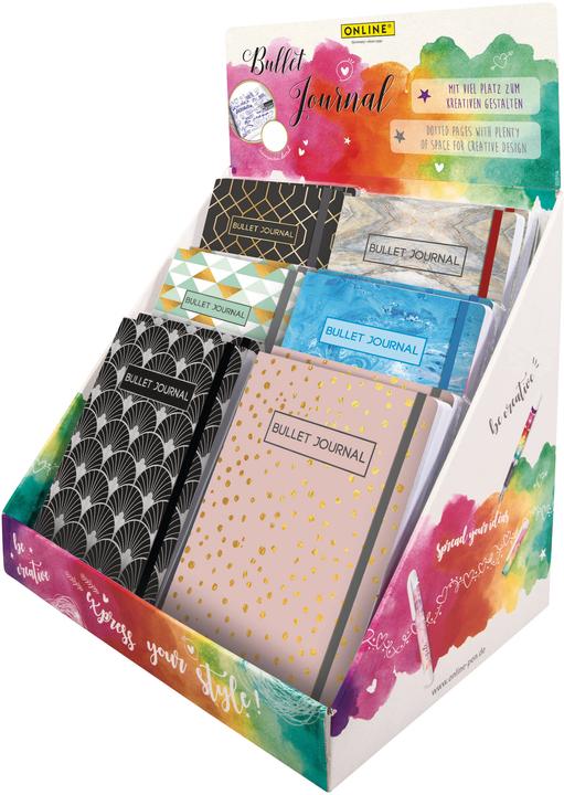 Actual product image Online Bullet Journal Display 02251/12 12 assorted