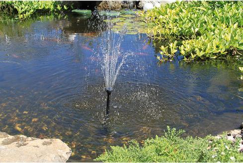 Produktbild Esotec Solarpumpensystem "Splash" mit 5 W Solarmodul, 470 l/h, max. 75 cm