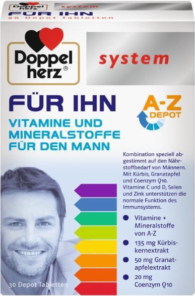 Doppelherz system FOR HIM, 30 tablets (30 Piece, Pills)