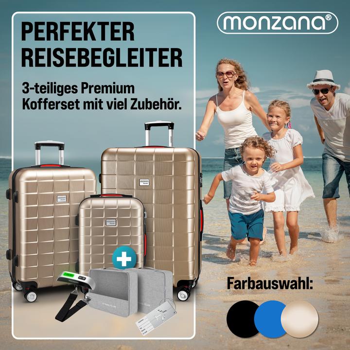 Image du produit Monzana Valise rigide Serrure TSA Lot de 3