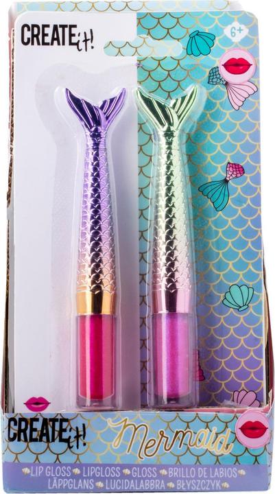 Create It! Mermaid lip gloss, 2pcs.