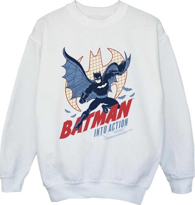 Actual product image Boys Batman Into Action Sweatshirt (104)