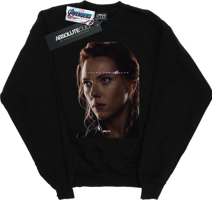 Actual product image Mens Avengers Endgame Avenge The Fallen Black Widow Cotton Sweatshirt (3XL)