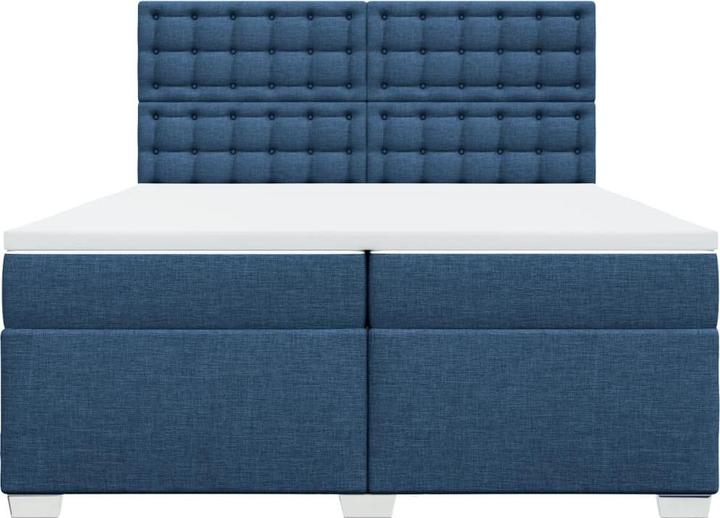 Produktbild vidaXL Bo x springbett mit Matratze 200 x 200 cm Stoff (200 x 200 cm)