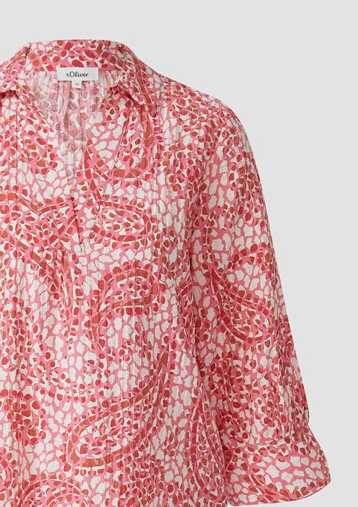 Produktbild S.Oliver Kleid Strukturiertes Hemdblusenkleid mit Eingrifftaschen (36)