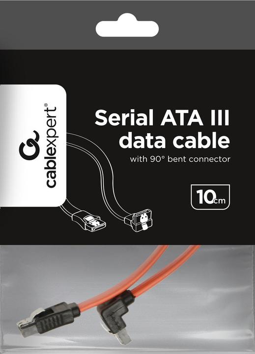 Actual product image Gembird CABLE SATA-DATA 0.1M/CC-SATAM-DATA90-0.1M