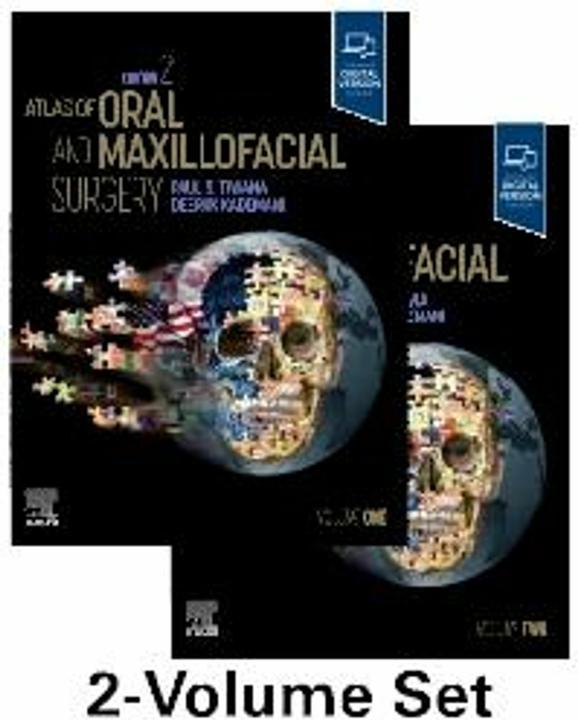 Produktbild Atlas of Oral and Maxillofacial Surgery - 2 Volume SET (Englisch, Deepak Kademani, Paul Tiwana, 2023)