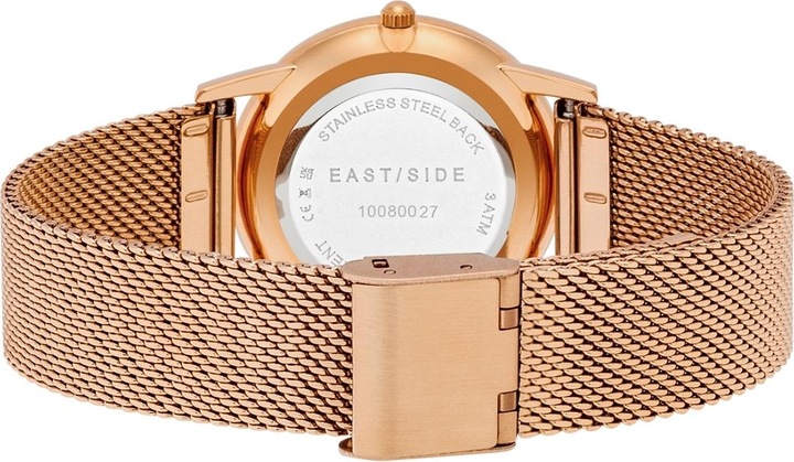Actual product image Eastside Ladies quartz watch Upper Union stainless steel rose gold - 9770 (Analogue wristwatch, 33 mm)