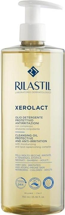 Rilastil Xerolact Protective Cleansing Oil for Irritations 750ml (750 ml)