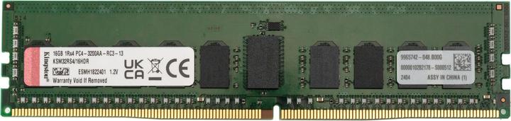 Image du produit Kingston Mémoire DDR4, ECC Reg, CL22, DIMM, 1Rx4, Hynix D Rambus (1 x 16GB, 3200 MHz, RAM DDR4, DIMM)