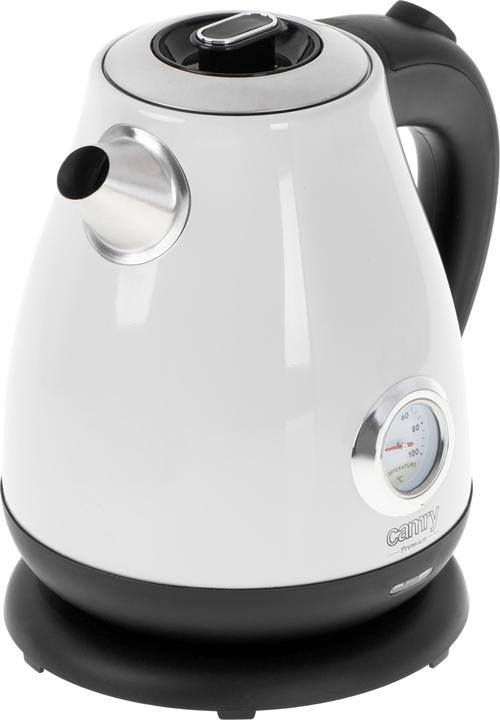 Actual product image Camry CR 1344 Electric kettle with a thermometer 1,7L, White (1.70 l)