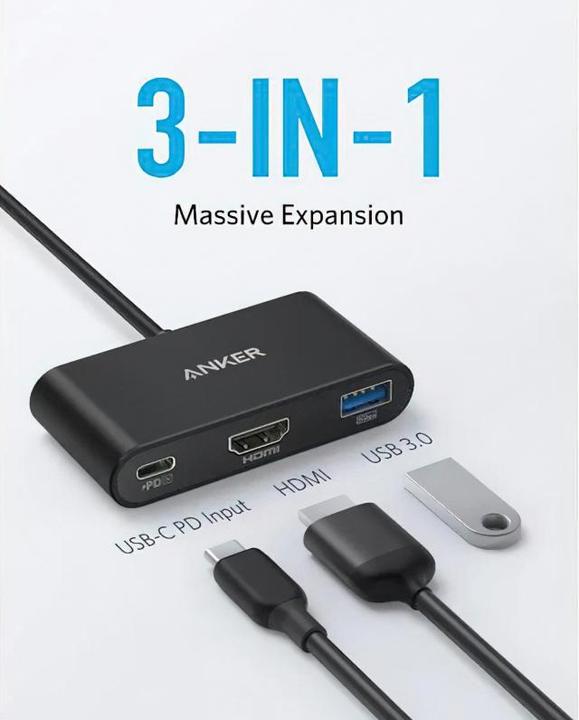 Produktbild Anker PowerExpand (USB-C, 3 Ports)