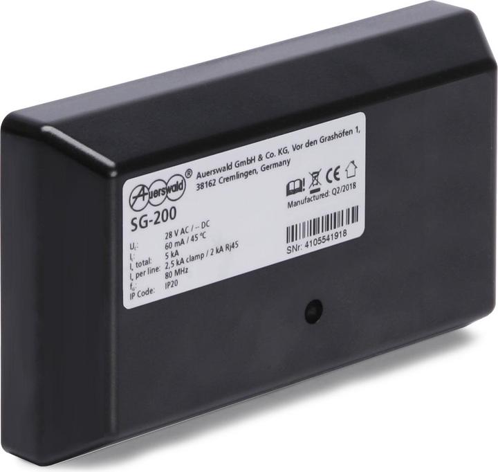 Produktbild Auerswald SG-200 Überspannungsschutz für All-IP-Anschlüsse VDSL und ADSL-Anschlüsse bis 100 Mbit ohne Splitter