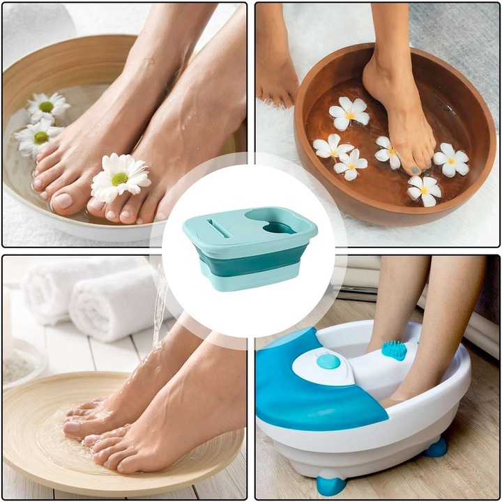 Actual product image König Design Faltbare Fussbadewanne Fussmassage Fussmassagegerät Fussbad Spa Pediküre 21 Liter