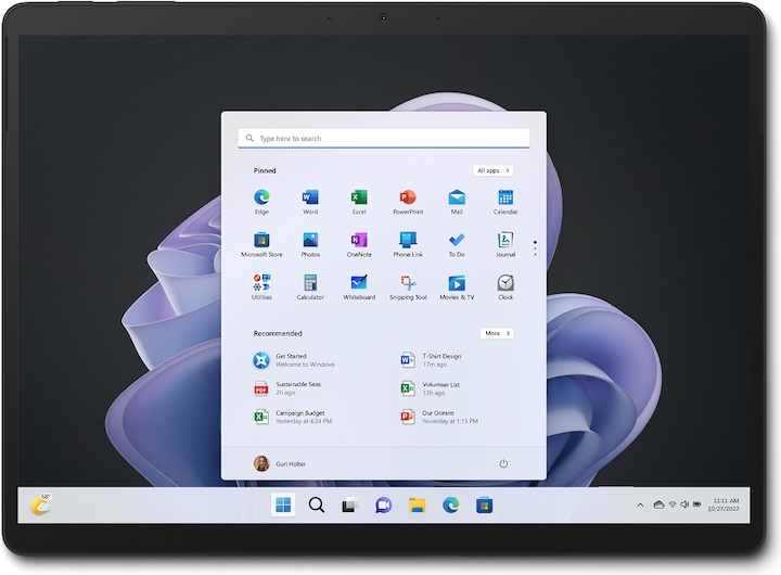 Produktbild Microsoft Surface Pro 9 (13", Intel Core i5-1235U, 8 GB, 256 GB, Ohne Tastaturlayout)
