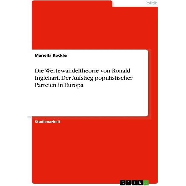 Kockler:Die Wertewandeltheorie von Rona, Sachbücher