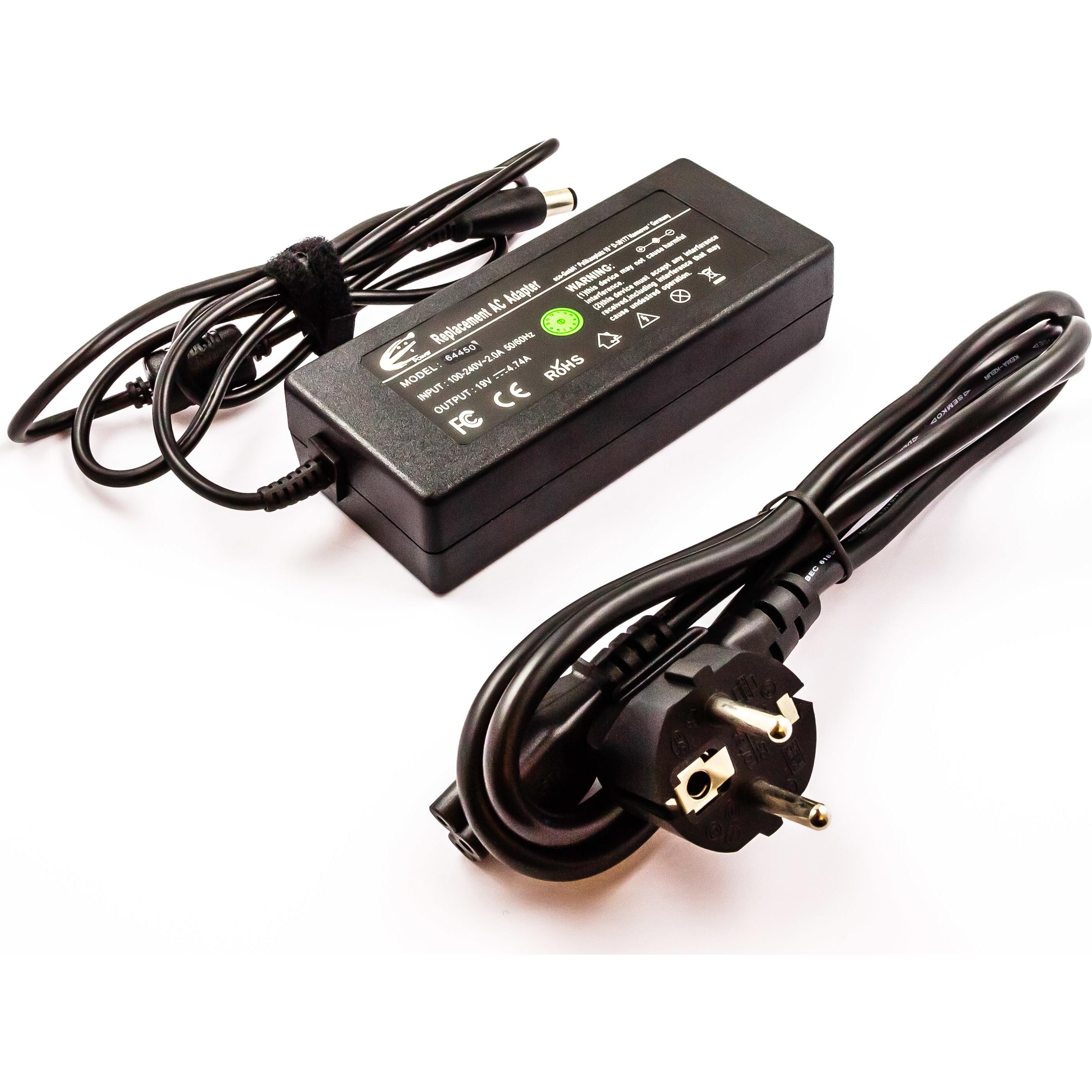 AGI Netzteil kompatibel mit HP PAVILION G7-1025EG - Notebook - Indoor - 100 - 240 V (90 W), Notebook Netzteil, Schwarz