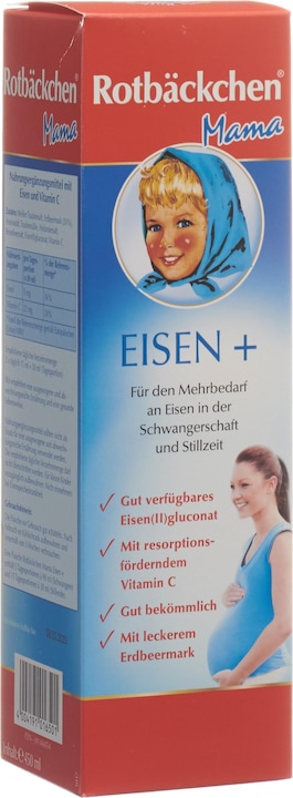 Produktbild Rabenhorst Rotbäckchen Mama + Eisen, 450 ml (1 Stück, 813 g)