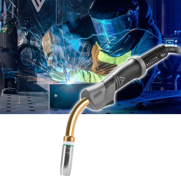 Actual product image Stahlwerk AK25 MB25 welding torch 3 m hose package for MIG MAG welding machines