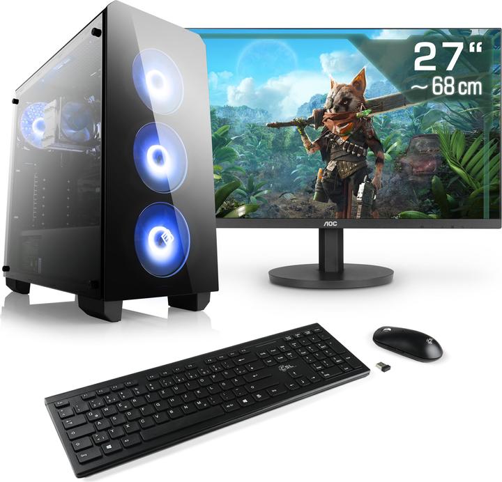 Produktbild CSL Gaming PC M11280H, QWERTZ Layout (DE) (1000 GB, 16 GB, AMD Ryzen 7 5700G, AMD Radeon Graphics)
