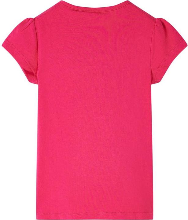 Image du produit vidaXL T-shirt enfant rose vif 140,Composition : 95% coton. 5 (140)