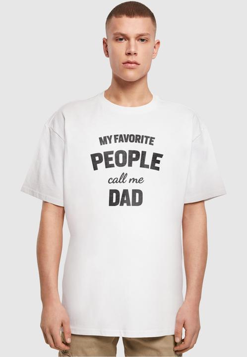 Produktbild Merchcode Fathers Day - My Favorite People Call Me Dad Heavy Oversize Tee - 112969 (XL)
