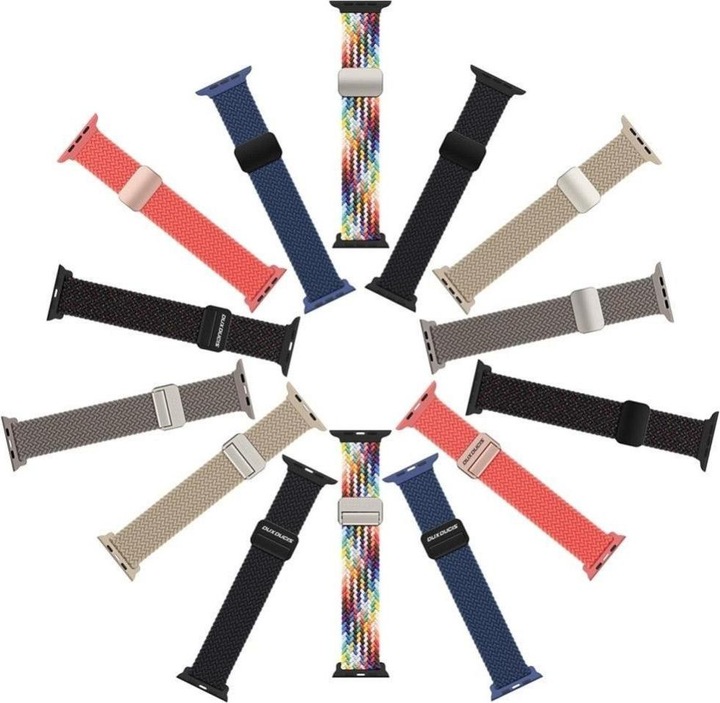 Actual product image Dux Ducis Mixture Pro Armband (38 mm, 40 mm, 41 mm, Nylon, Apple Watch Series 2, Apple Watch Series 1, Apple Watch Series 3, Apple Watch Series 4, Apple Watch Series 5, Apple Watch Series 6, Apple Watch Series 7, Apple Watch Series 8, Apple Watch Series 9, Apple Watch SE)