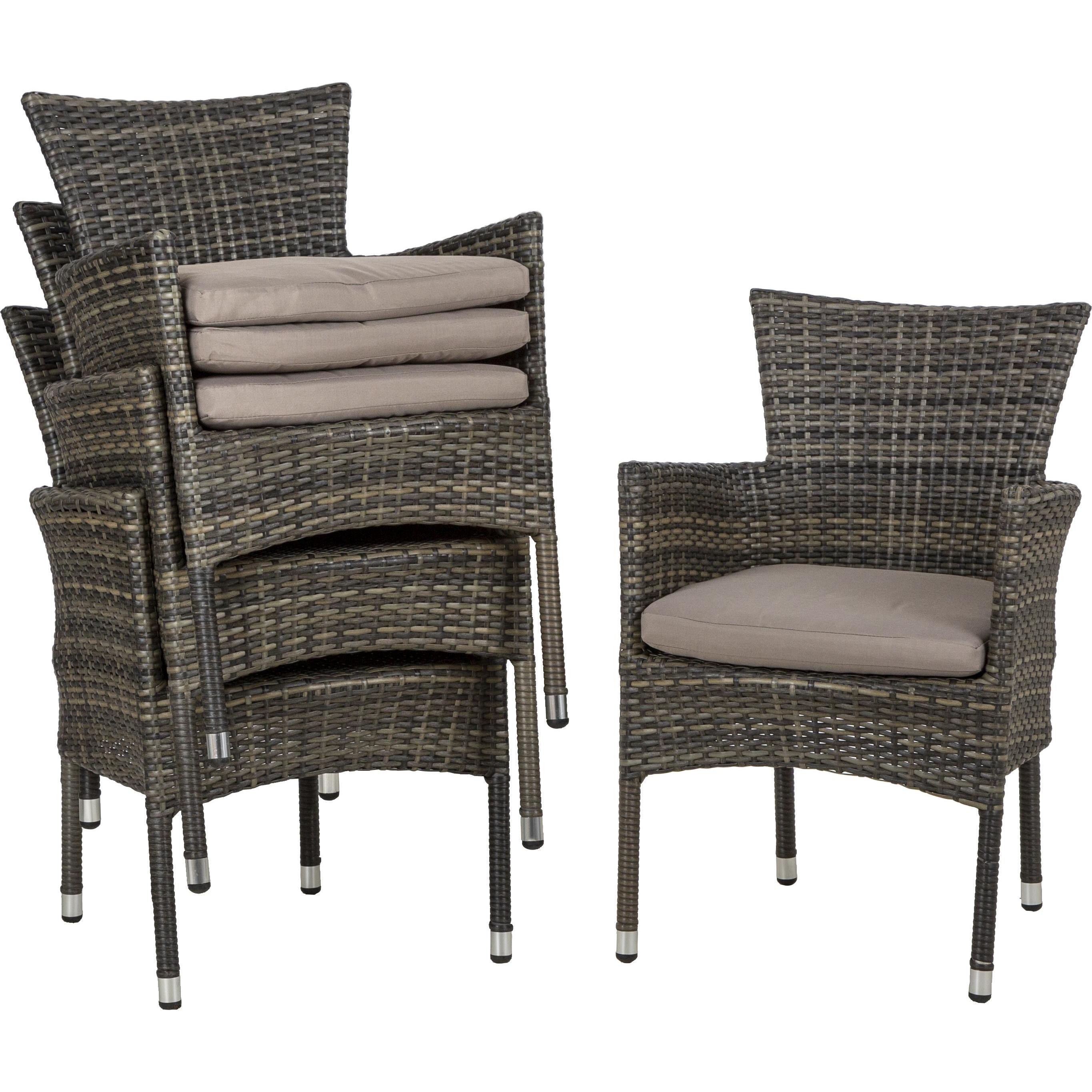 Thumbnail - Acamp, Gartenstühle, Set 4x CESAR Stapelsessel