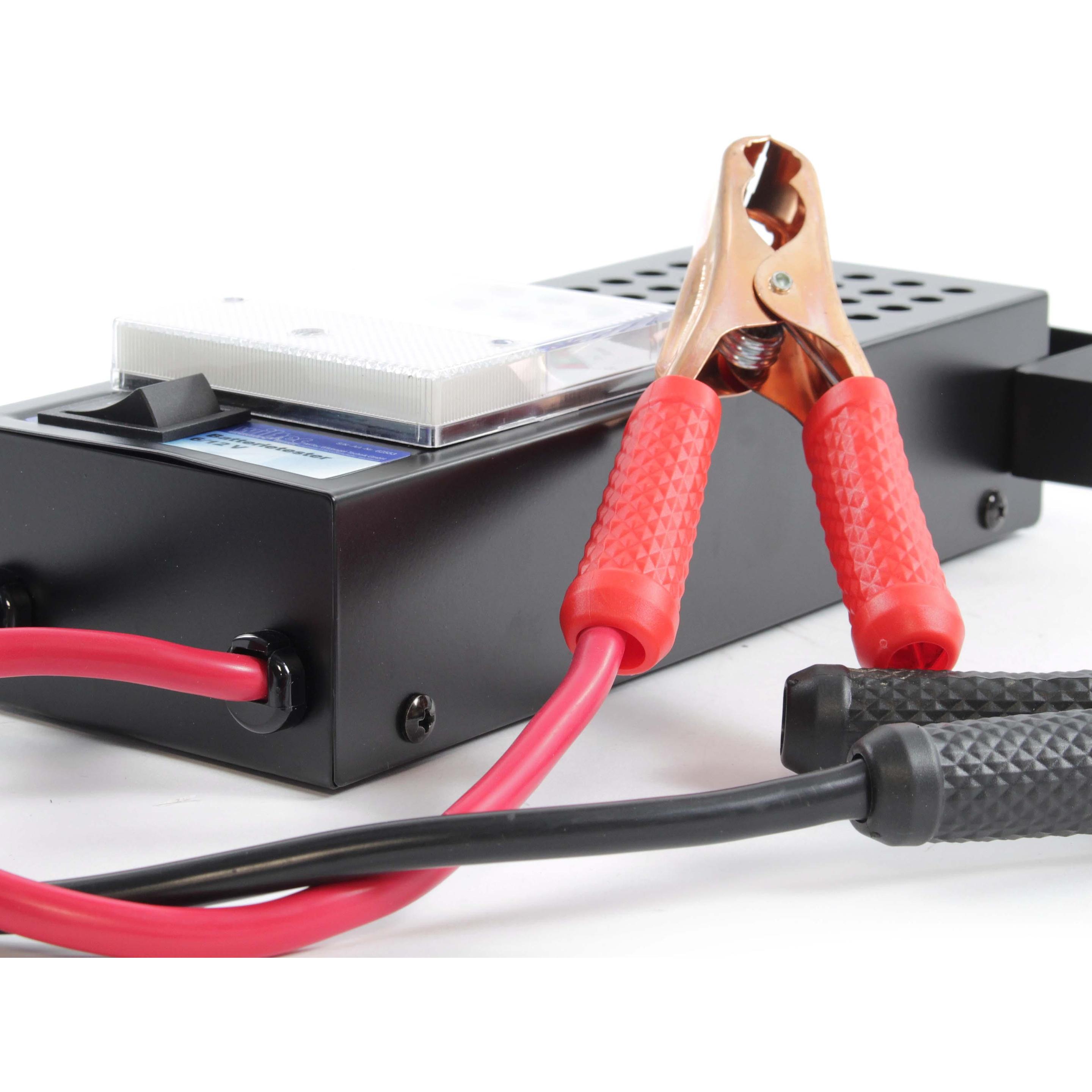 Wiltec, Fahrzeugbatterie Zubehör, Batterietester 6/12V Batterieprüfer Batterie Akku Auto KFZ PKW Ladeprüfer