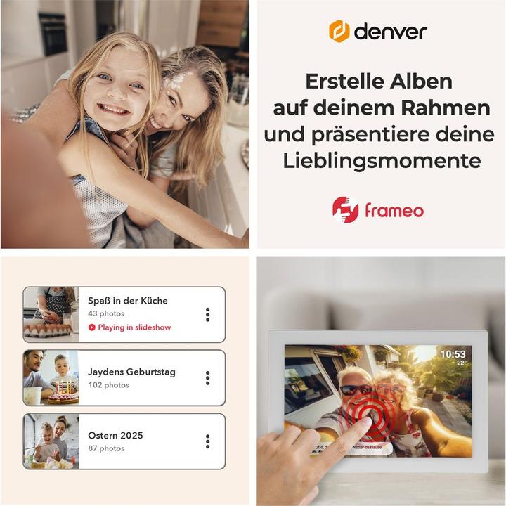 Produktbild Denver Frameo PFF-1037 (10.10", 1280 x 800 Pixel)