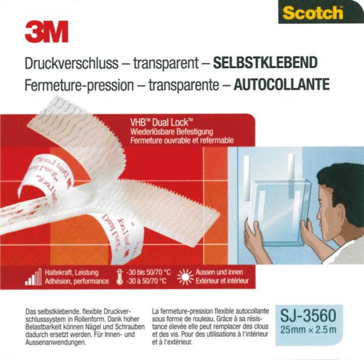 Produktbild 3M Dual Lock SJ3870 (25 mm)