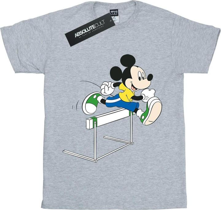 Actual product image Disney Mens Mickey Mouse Hurdles T-Shirt (XXL)