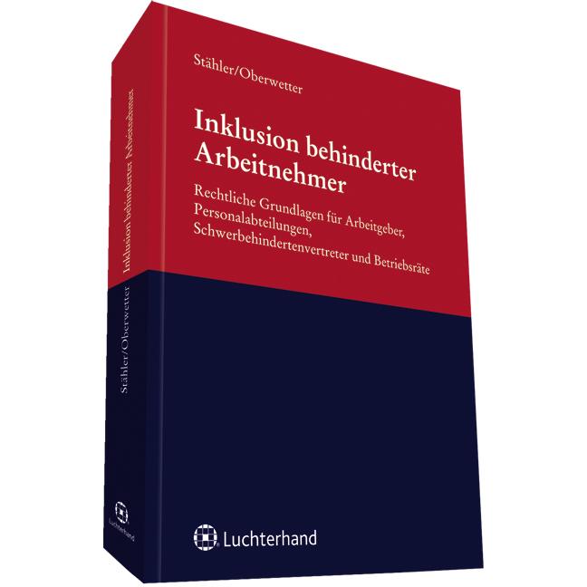 Inklusion behinderter Arbeitnehmer, Fachbücher von Thomas P. Stähler