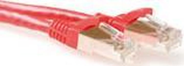 Produktbild ACT Red 20 meter SFTP CAT6A patch cable snagless with RJ45 connectors. Cat6a s/ftp snagless rd 20.00m (S/FTP, CAT6a, 20 m)