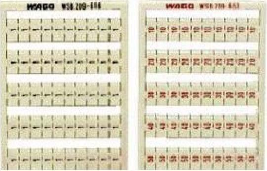 Actual product image Wago WSB designation system