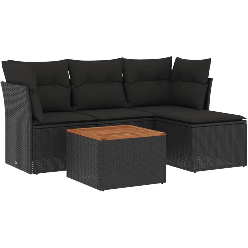 VidaXL, Gartenlounge, 10-tlg. Garten-Lounge-Set mit Kissen