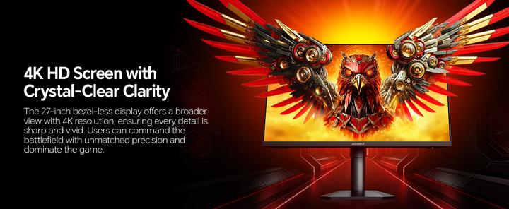 Actual product image HKC KOORUI 27 IPS MONITOR G2741L (3840 x 2160 Pixels, 27")