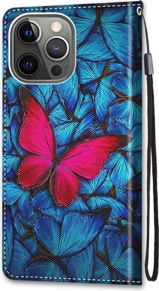 Image du produit MU Style Couverture de livre en cuir Série d'images (Apple iPhone 13 Pro Max)