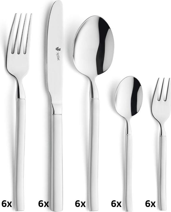 Immagine prodotto Paul Wirths Bestecke Set di posate 30 pezzi Satinato 5100 Bali (30 pz., Set di posate)